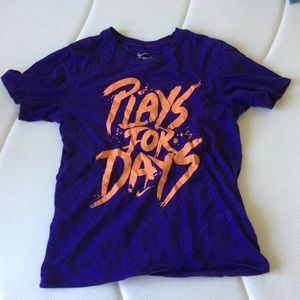 Royal purple Nike tee